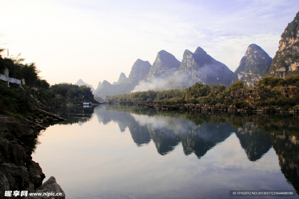 廣西宜州龍江美景