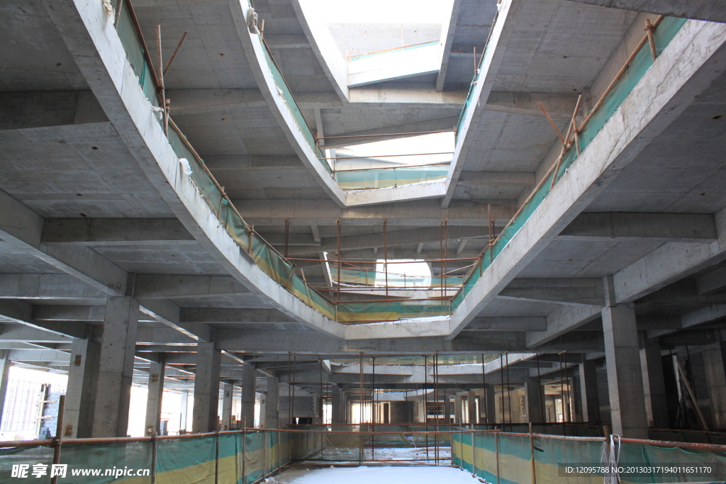 建設(shè)中的樓層
