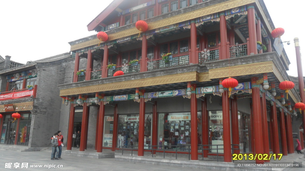 前門大街的建筑