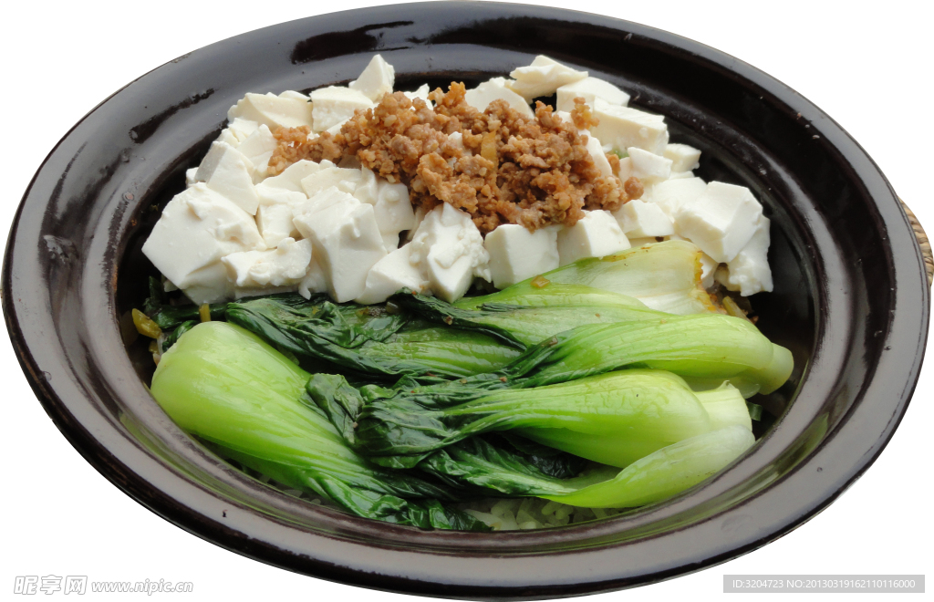 肉沫豆腐煲仔飯