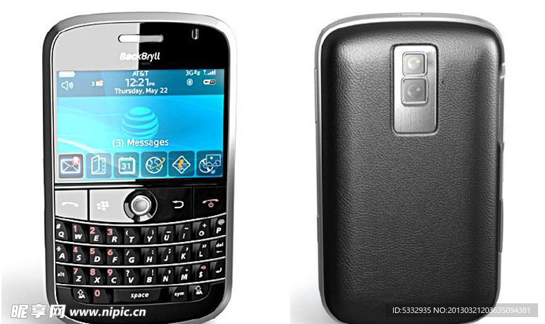 黑莓手机 3d模型