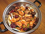 干锅虾香鸡