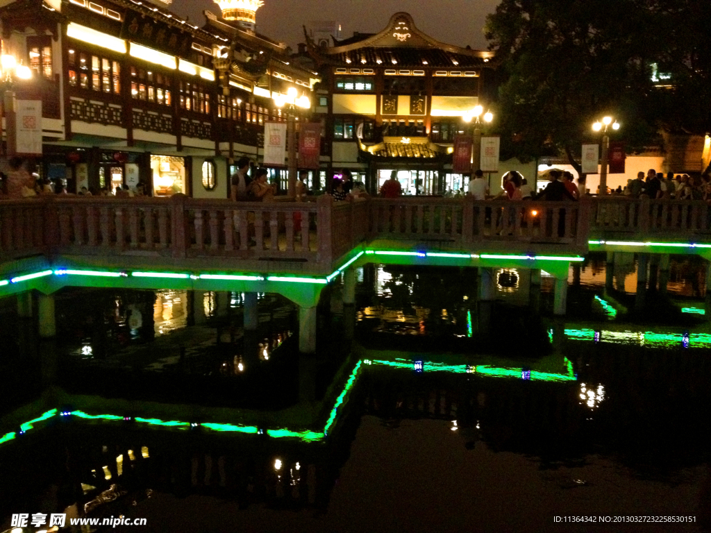 小橋夜景