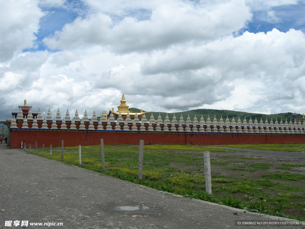 塔公寺廟