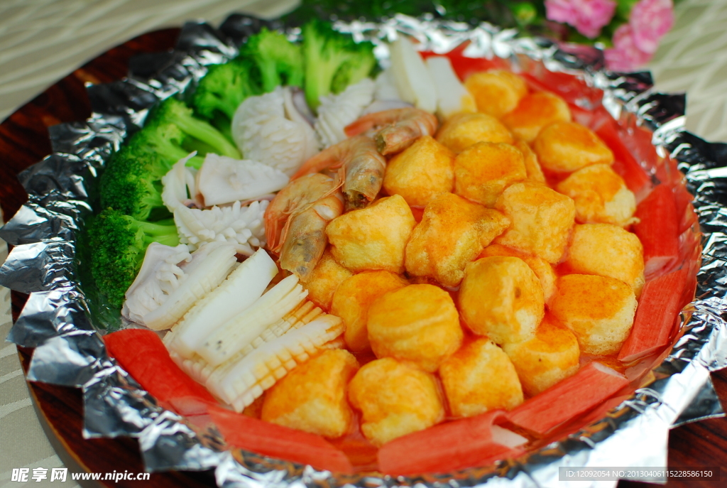 鐵板海鮮豆腐