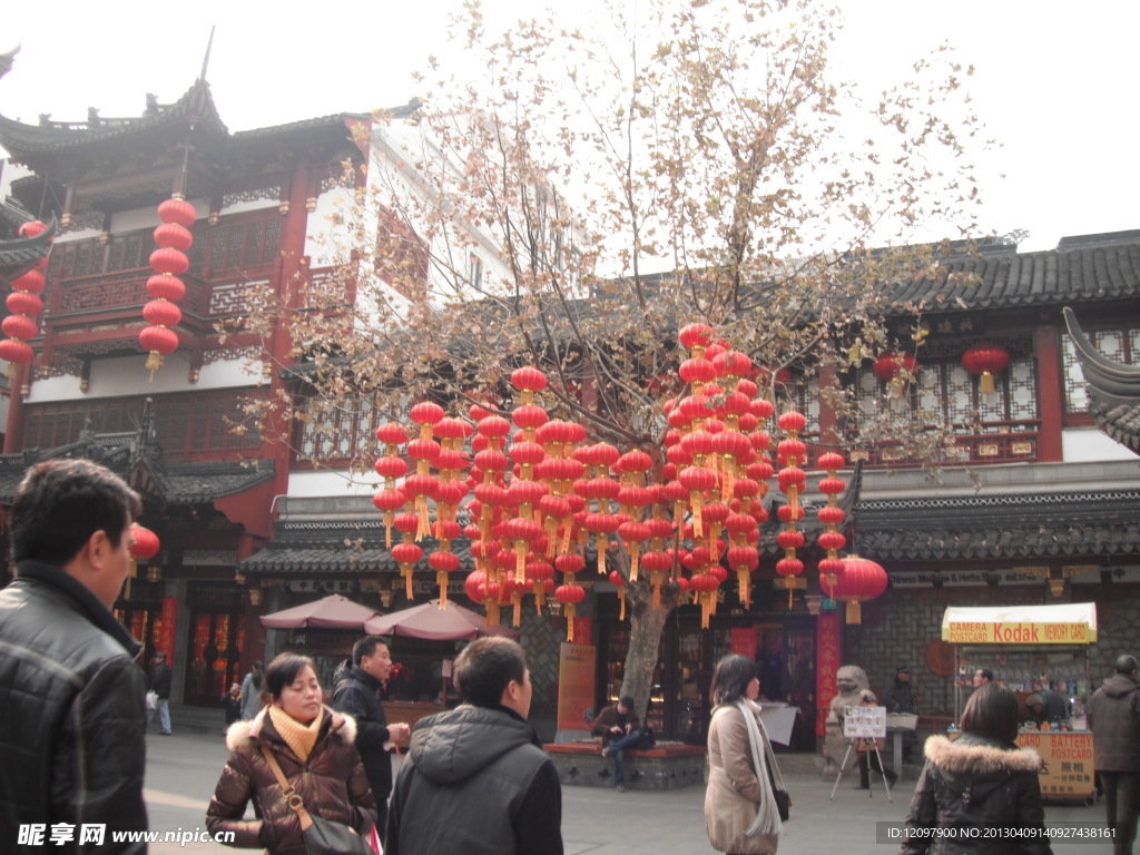 元旦的豫園