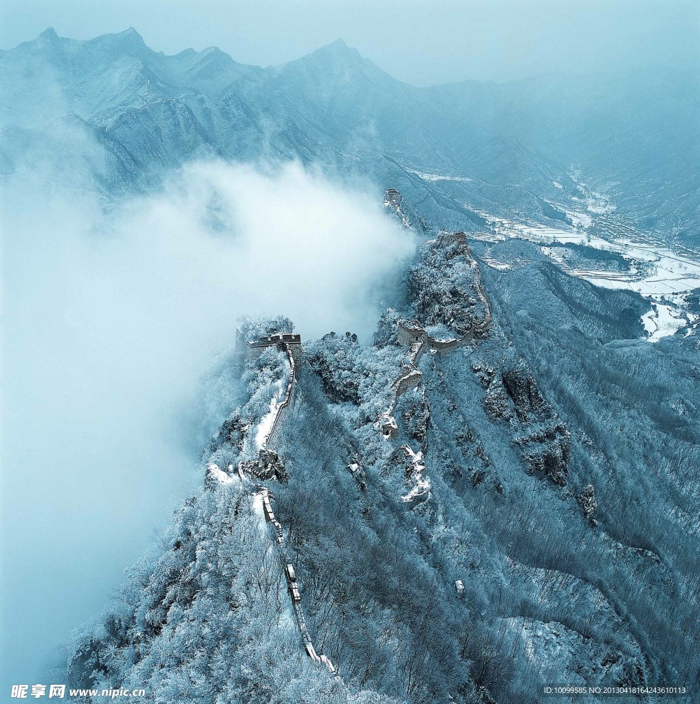 慕田峪長城冬景