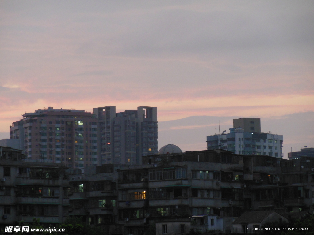 越秀新都會的上空