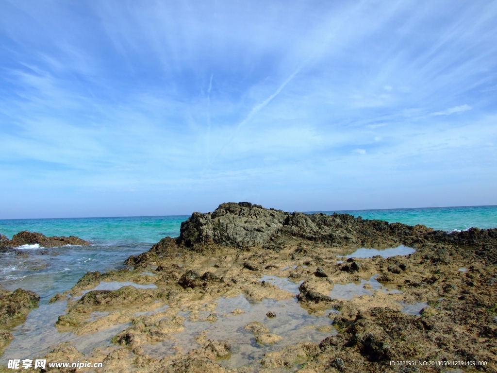 夏日海邊風景