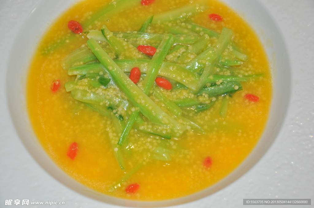 小米湯煮大芥菜