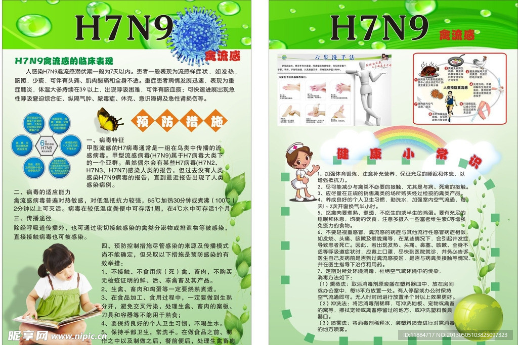 H7N9禽流感宣传单