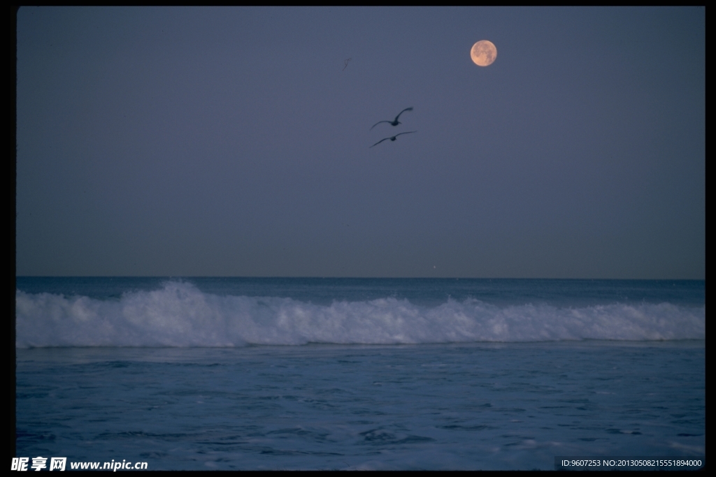 海邊夜色
