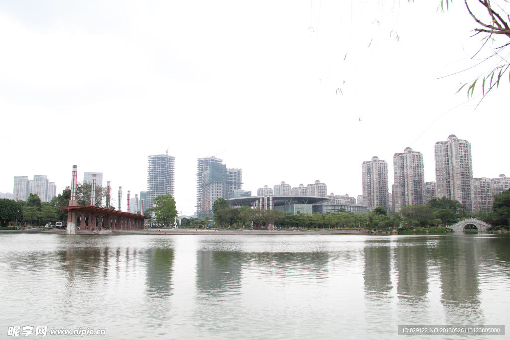 湖面景觀