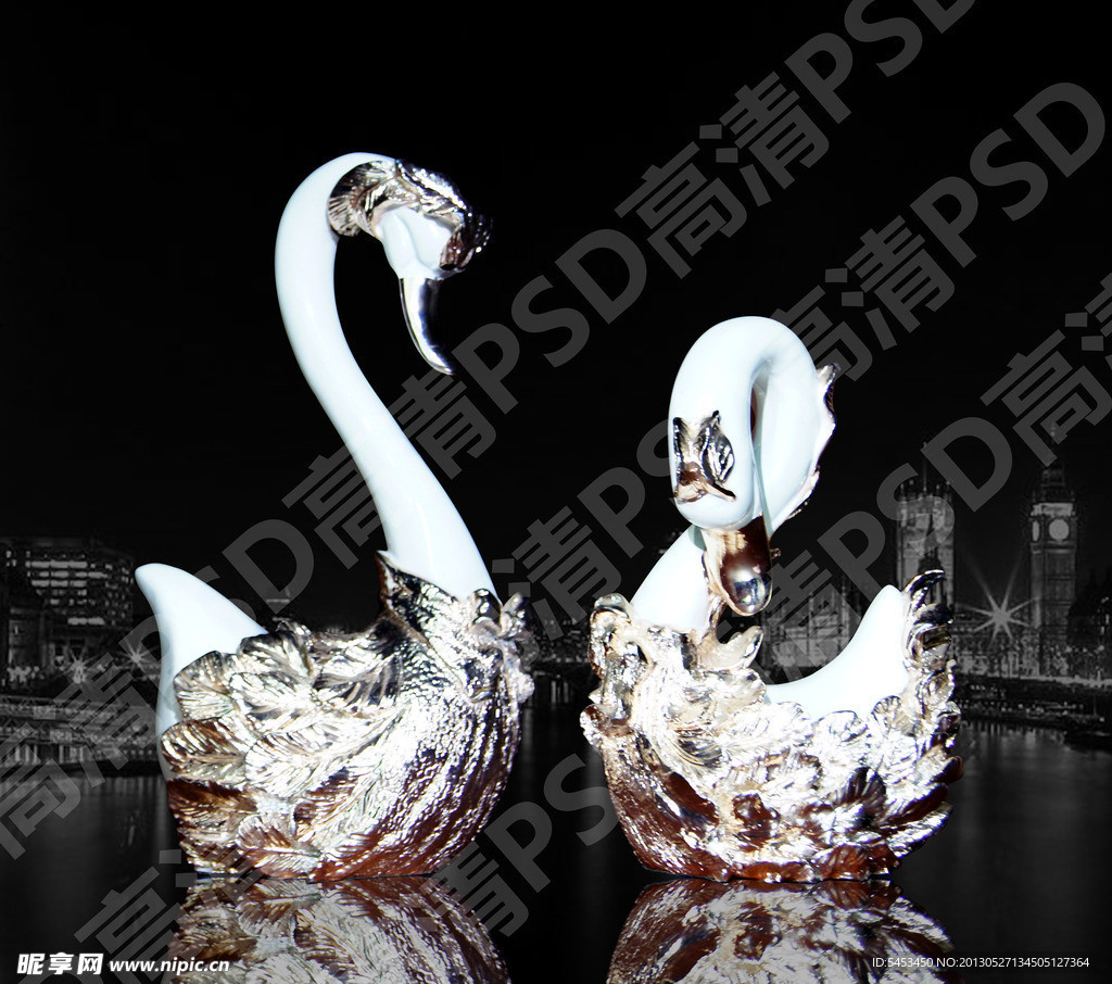 裝飾品 天鵝（扣圖）