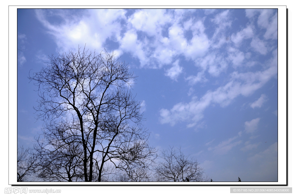 蔚藍的天空