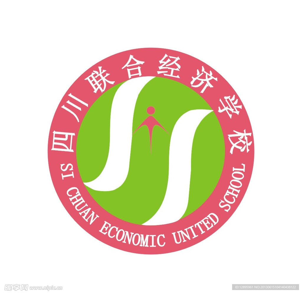 四川联合经济学校标志