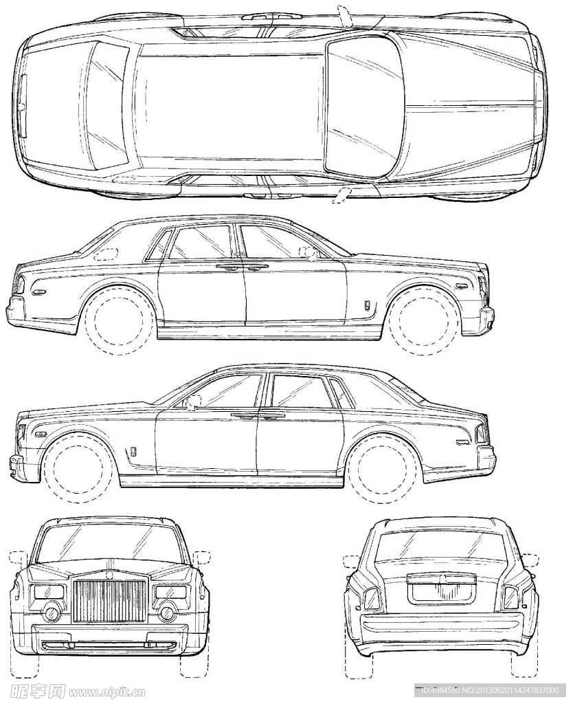汽車三視圖