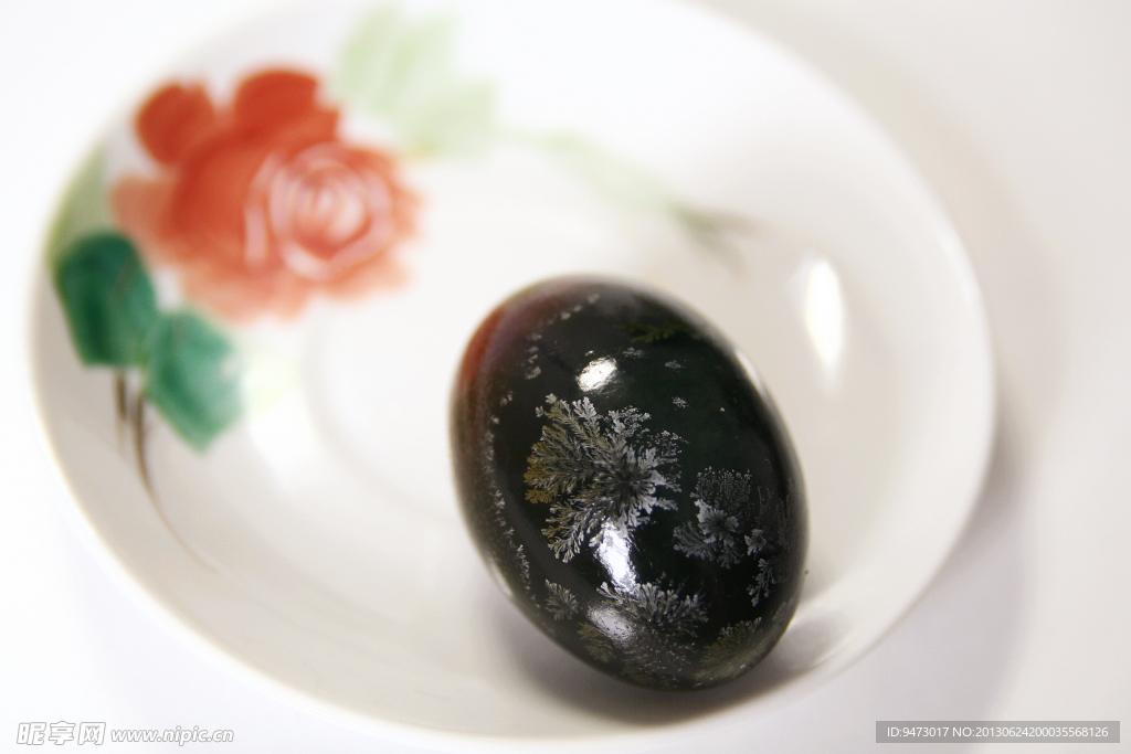 松花蛋上的花紋
