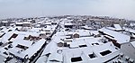 扬州古街雪景