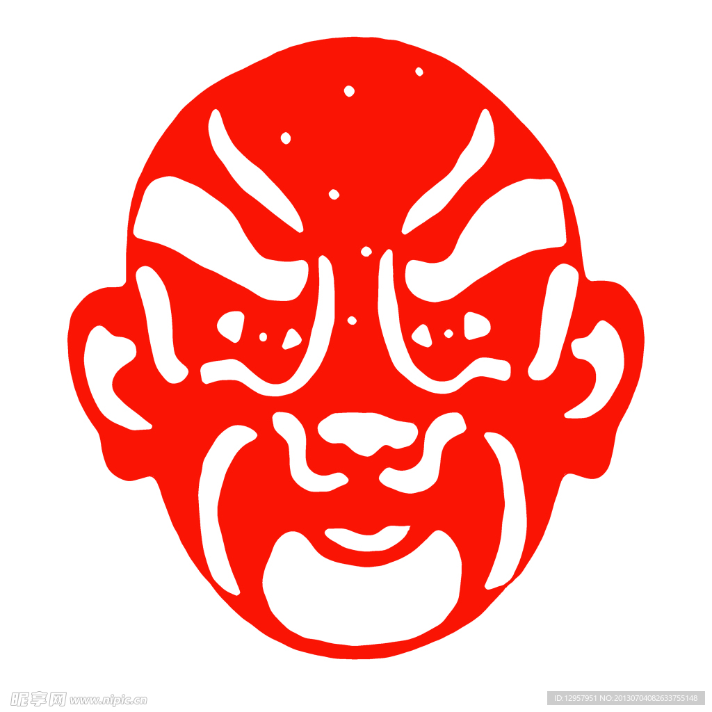 人臉剪紙