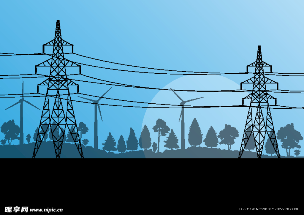 電線桿 輸電塔 電塔