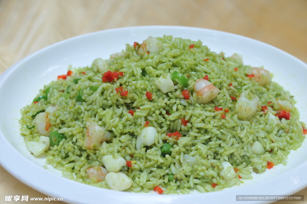 波菜汁炒飯