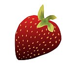 AI精美草莓
