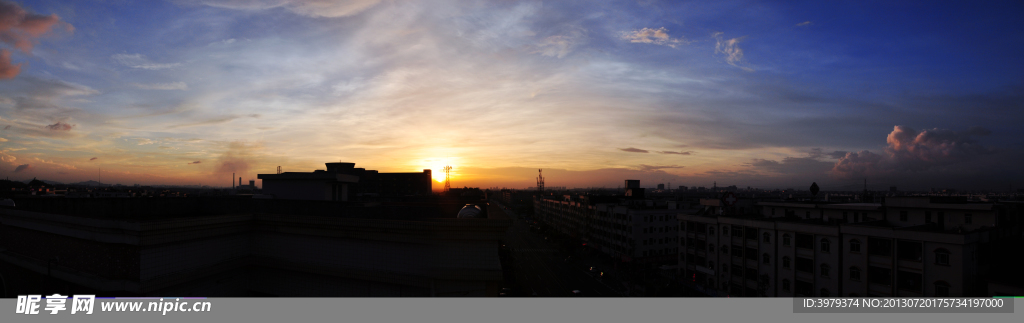 落日黃昏 夕陽西下