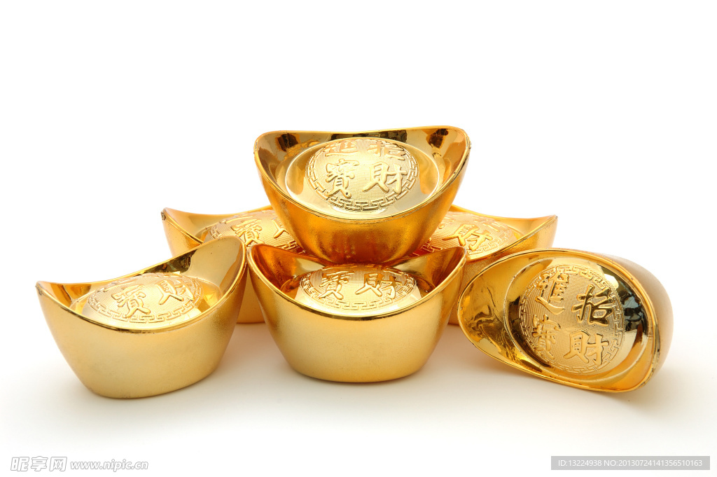 金子黃金元寶