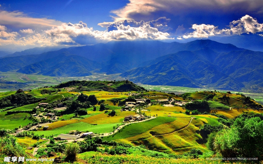 春日田園風(fēng)景