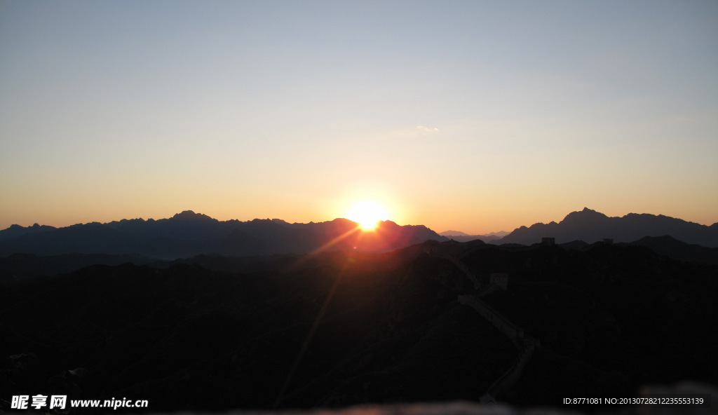 金山嶺日落