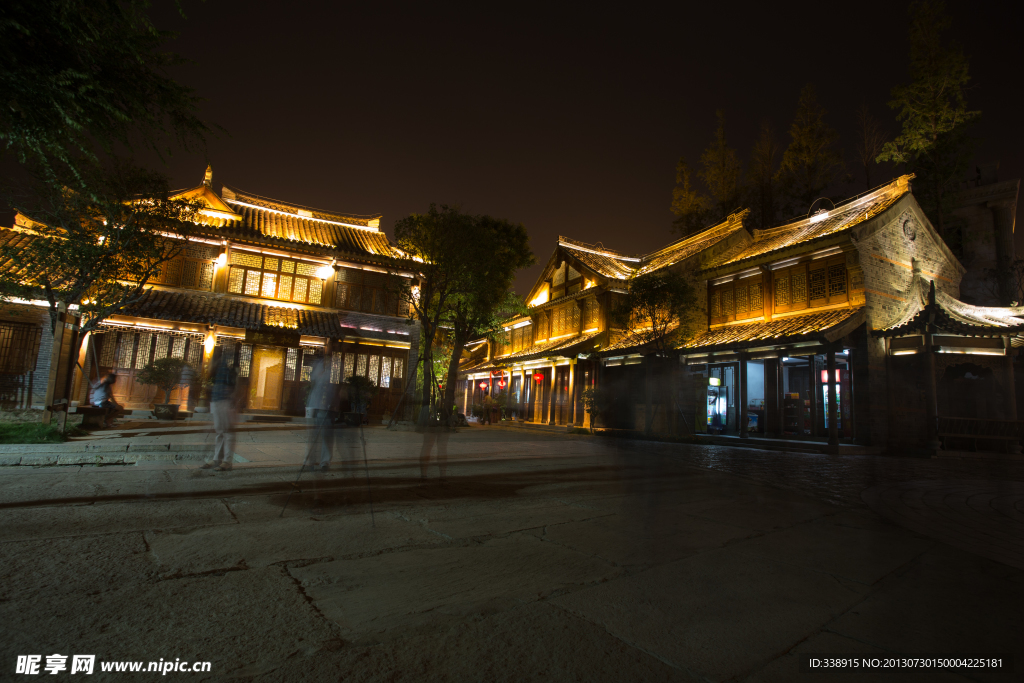 古建筑夜景