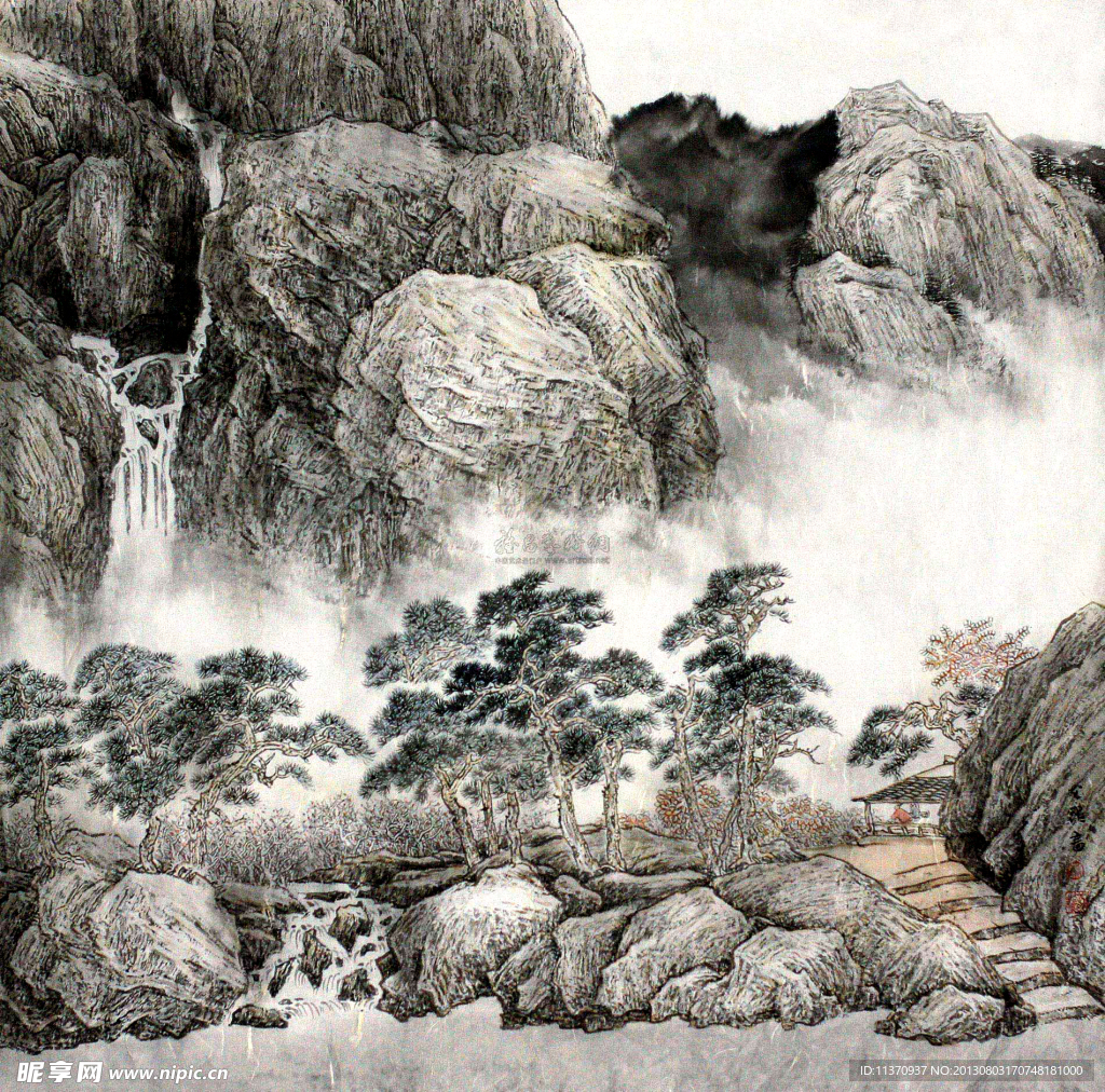 山水 風景畫