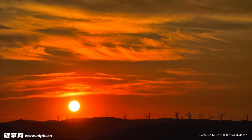 夕陽太陽