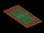 网球场模型