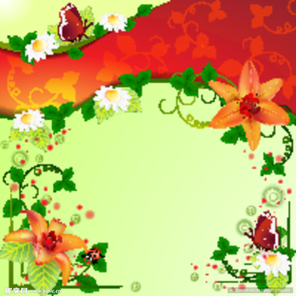 藝術花紋