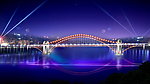 城市大桥夜景