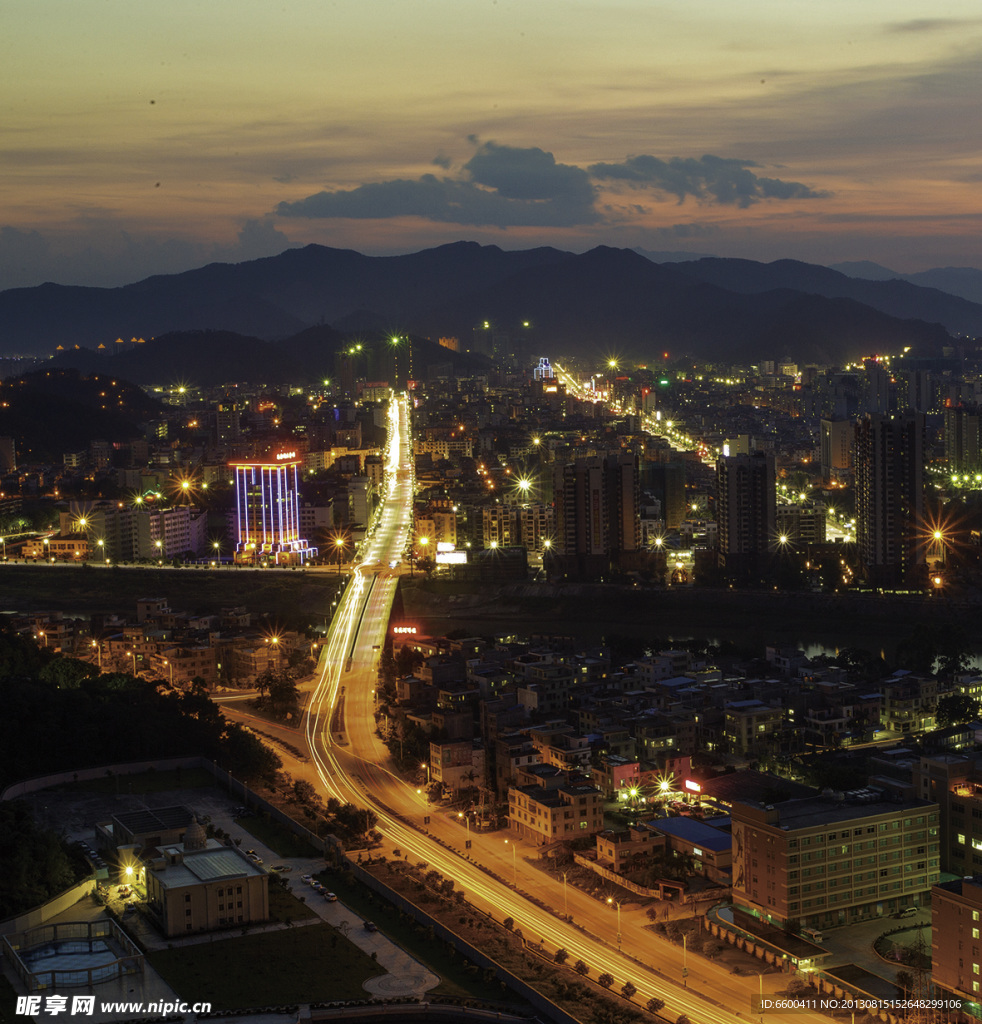 高要市城區(qū)夜景