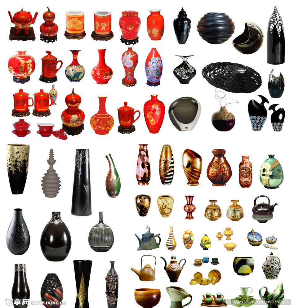 中国元素陶瓷素材集合