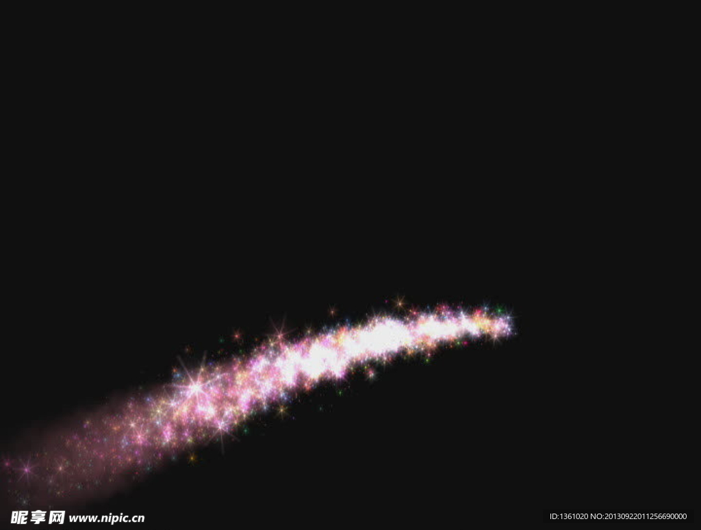 粒子星光視頻素材