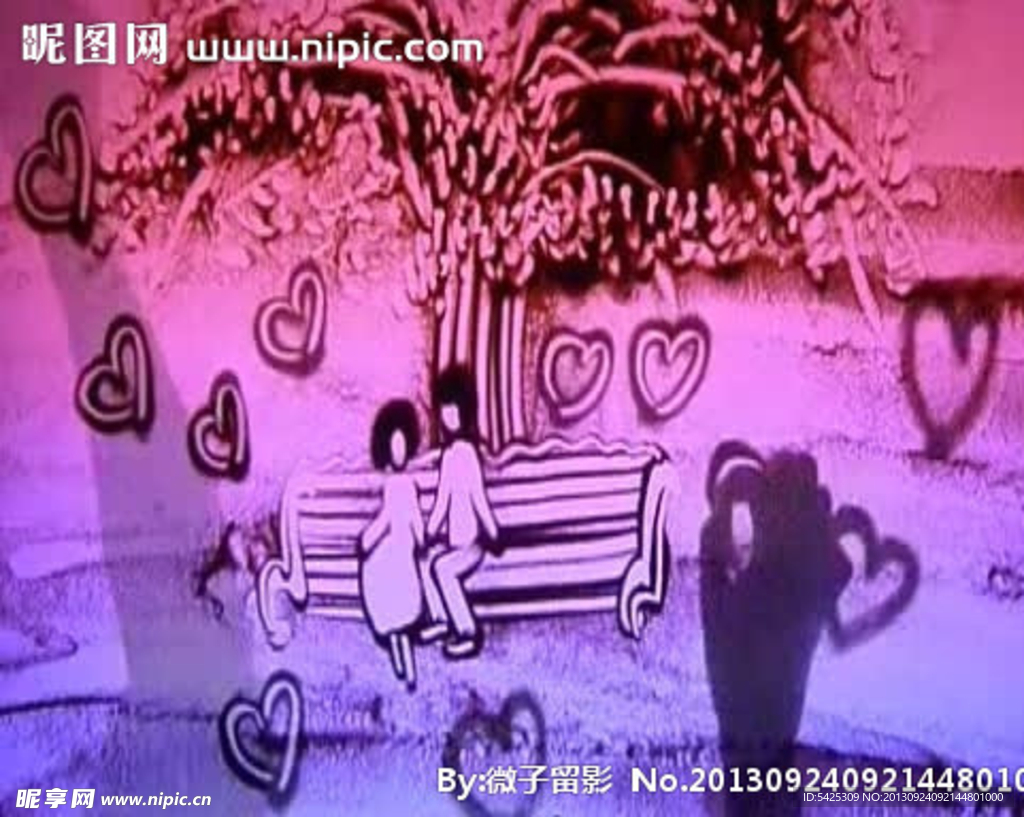 通用婚禮沙畫