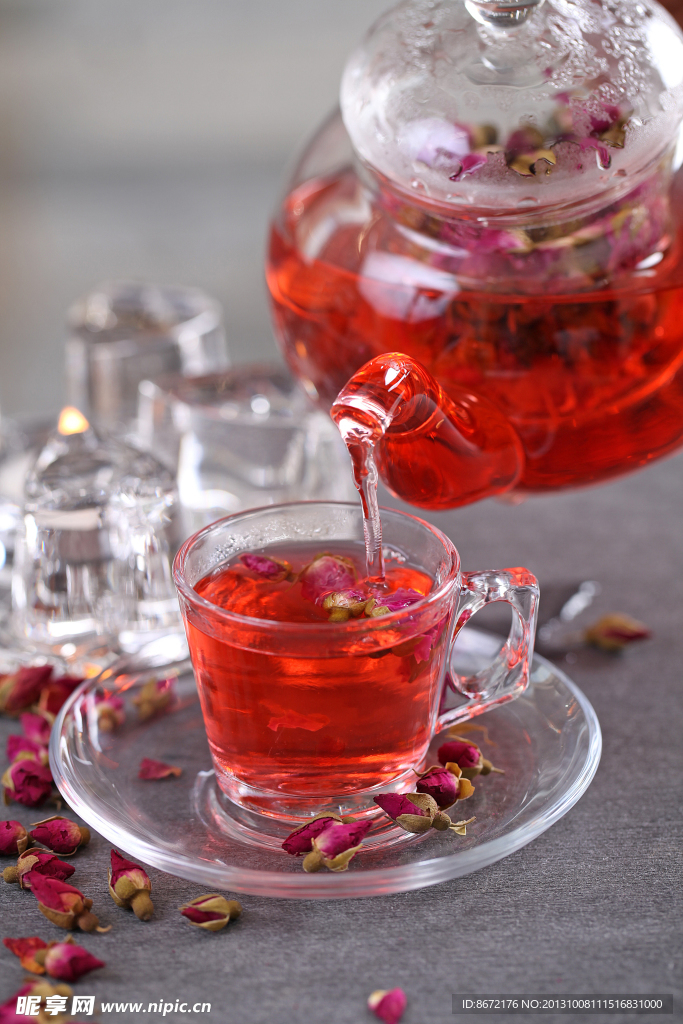 玫瑰花茶