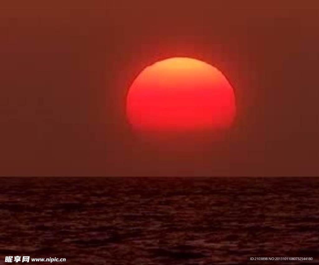 夕陽視頻素材