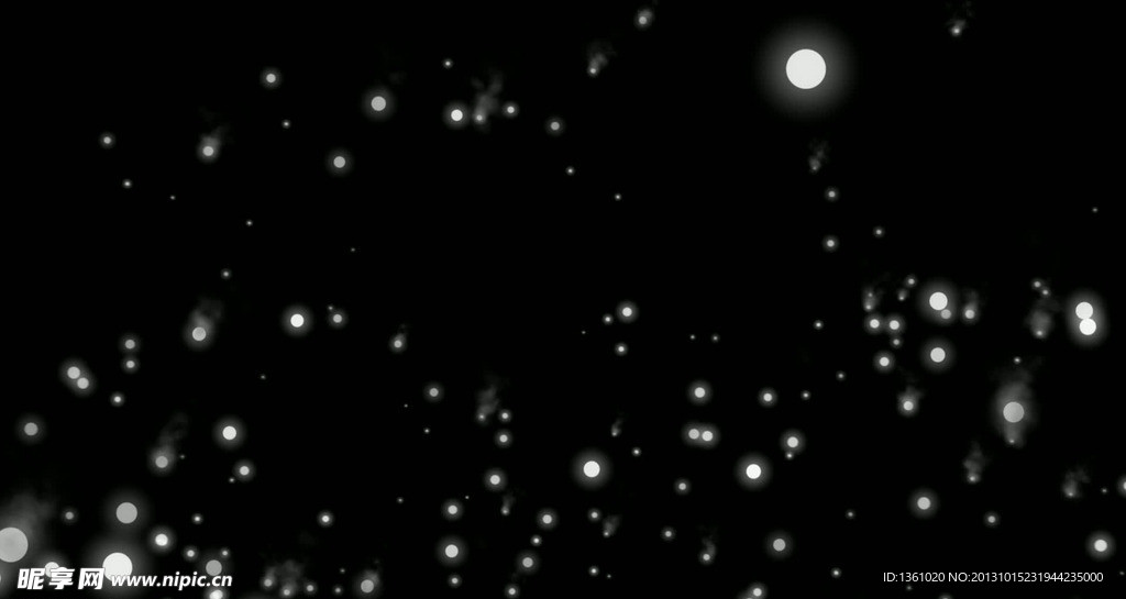 動態(tài)粒子星光視頻素材