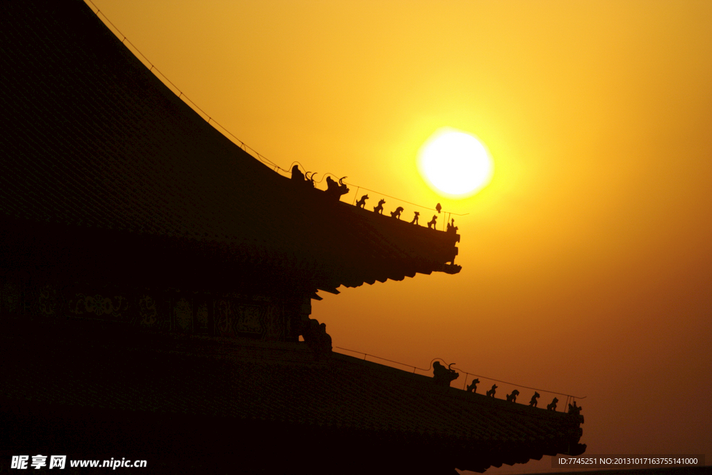 夕陽屋頂
