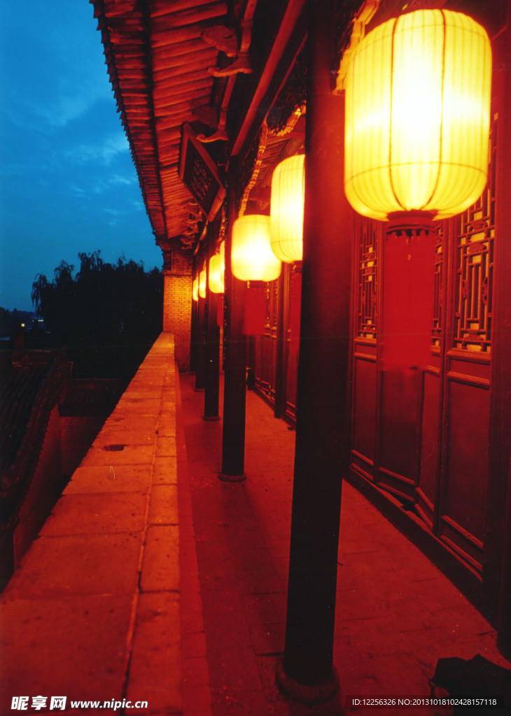 喬家 古建 夜景