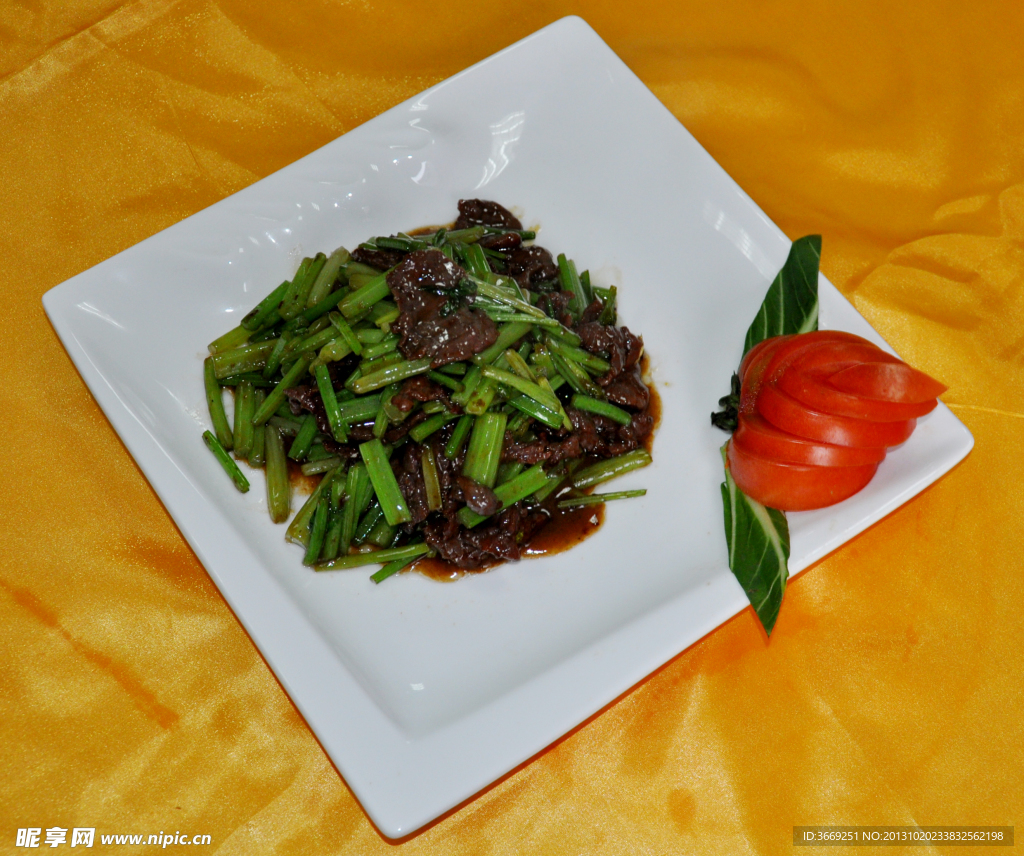 土芹炒肉