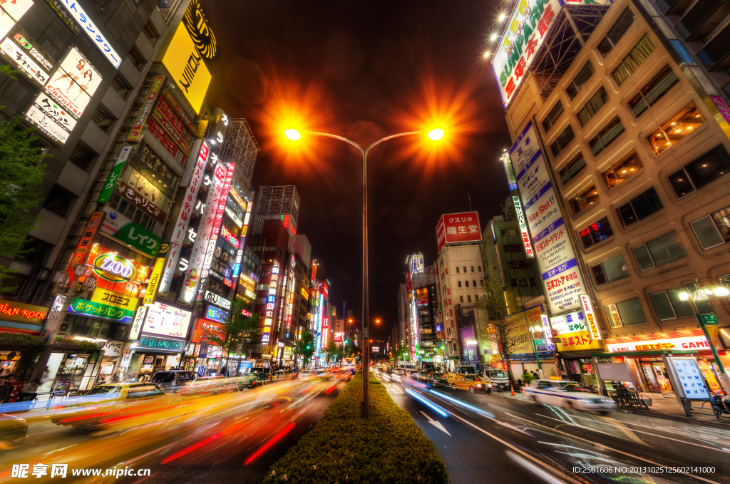 都市街道夜景