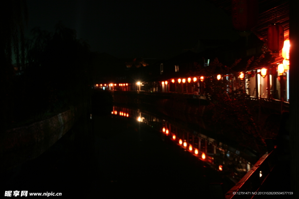 丽水古街夜景