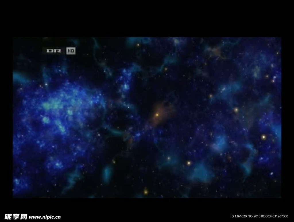 粒子星光背景視頻素材